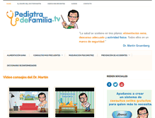 Tablet Screenshot of pediatradefamilia.com.ar